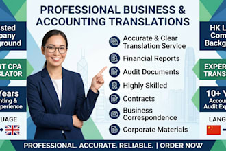 provide chinese english and english chinese translation on business documents