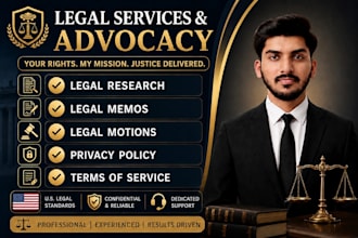 do legal research, case laws, tos, and privacy policy