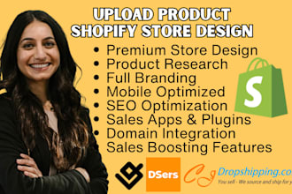 design shopify dropshipping store redesign shopify website bigbuy avasam zendrop