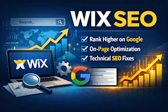 provide complete wix SEO and on page optimization