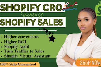 shopify converison rate optimization, shopify cro audit to boost shopify sales