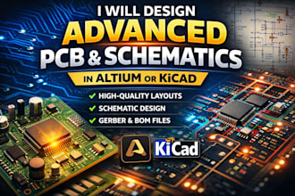 design advanced pcb and schematics in altium or kicad