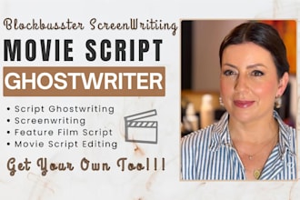 be your script doctor, script editing and rewriting final draft and formatting