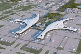 remodel 3d airport, runway, terminal, msfs, airport layout, aviation environment