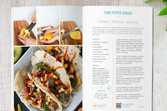 write a professional cookbook with original recipes for amazon KDP