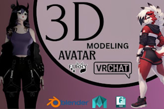 create vrc furry protogen bonelab nsfw custom avatar