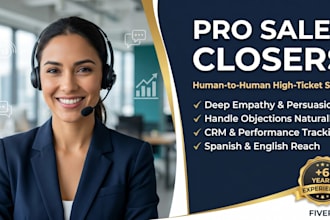 a professional team of remote sales closers for your busines