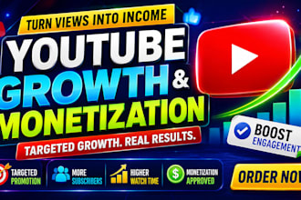 do promotion for youtube channel monetization