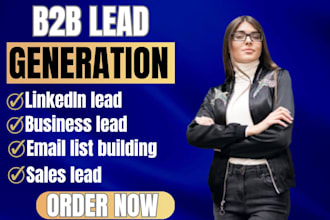 provide b2b lead generation and email list building service