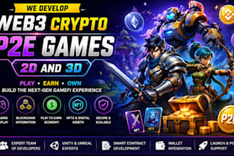 develop p2e game and nft game