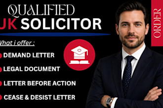 be UK solicitor to draft, review, and legal advice commercial property contract