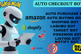 do auto purchase bot pokémon bot amazon bot target bot popmart bot lazada bot