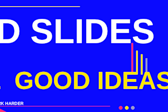 create modern pitch deck and powerpoint presentation design