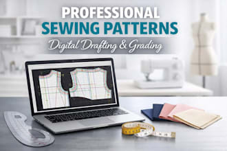 create digital sewing pattern for any garments