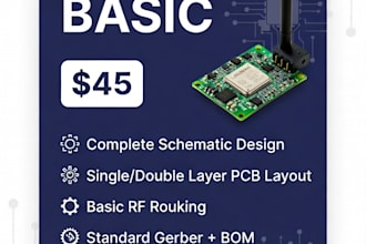 create expert lorawan iot pcb design schematic layout gerber esp32 stm32