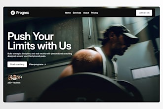 design high converting personal trainer coaching landing page in framer