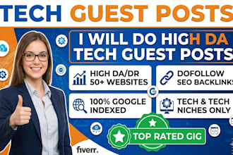 build powerful tech backlinks with premium tech guest post