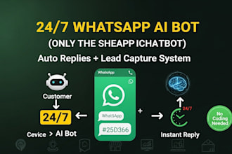 build ai whatsapp chatbot for customer support and lead generation