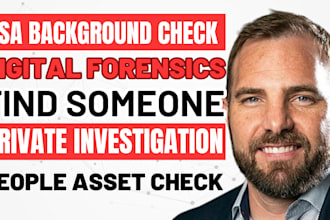 background checks as licensed private investigator find someone social media IP