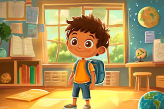 children book illustration and children book illustration