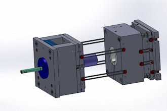 do 3d cad modeling, injection mold, plastic parts 3d print, cnc machining design