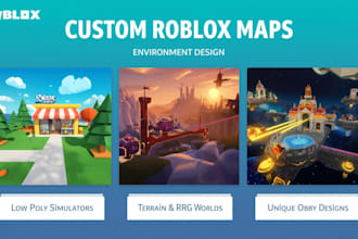 design and build a custom 3d map for your roblox game