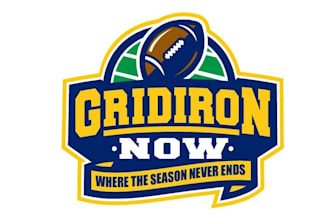 create a captivating logo for a new website gridiron sports