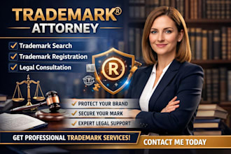 provide professional trademark search, filing ,legal advice