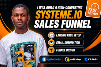 build systeme io website, systeme io sales funnel systeme io funnel landing page