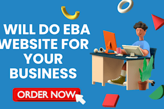 design eba website for you, eba landing page