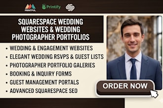 design squarespace wedding website wedding photographer website portfolio web