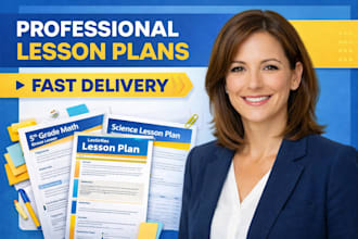 design professional lesson planning resources for teachers