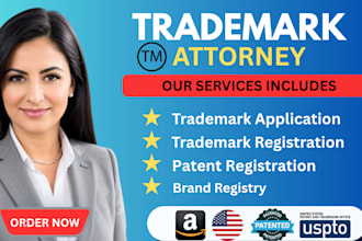 be your US, patent licensed attorney, search and trademark