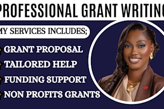 write grant proposals and find funding for nonprofits
