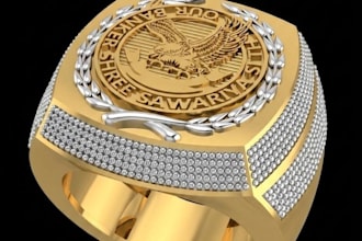 design professional jewelry cad models and high quality renders