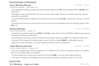 provide resume and career services