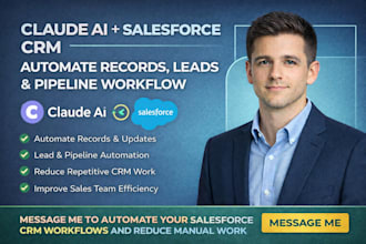 connect claude ai to salesforce CRM and automate records leads pipeline workflow