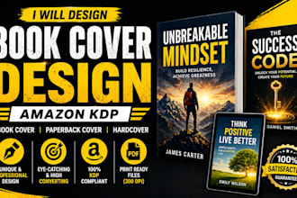 book cover design, book cover design, KDP book cover, ebook cover design, kindle