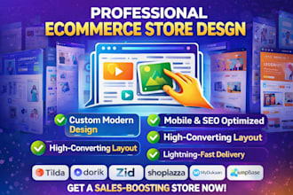 do tilda dorik zid shoplazza mydukaan jumpseller shopbase store website design