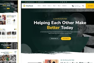 charity website nonprofit website donation website on wix