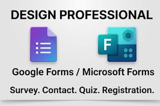 create google forms, microsoft forms, jotform and online surveys