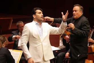 record a powerful cinematic operatic or classical tenor vocal