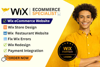 build wix ecommerce website redesign wix restaurant website wix store design