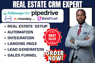 setup your real estate crm in followup boss pipedrive monday boldtrail boomtown
