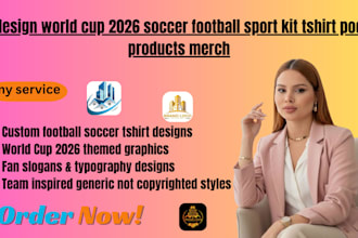 design world cup 2026 soccer football sport kit tshirt pod products merch