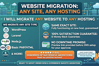 migrate any website to any hosting