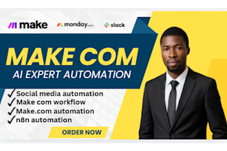 fix make com automation, api, debug scenario errors and optimize workflows