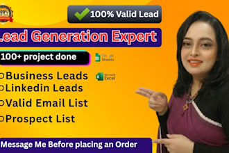 help targeted b2b lead generation, linked in leads, email list