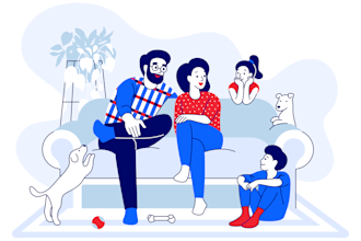create clean and modern vector illustrations