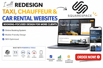 design taxi booking website chauffeur website car rental website car booking